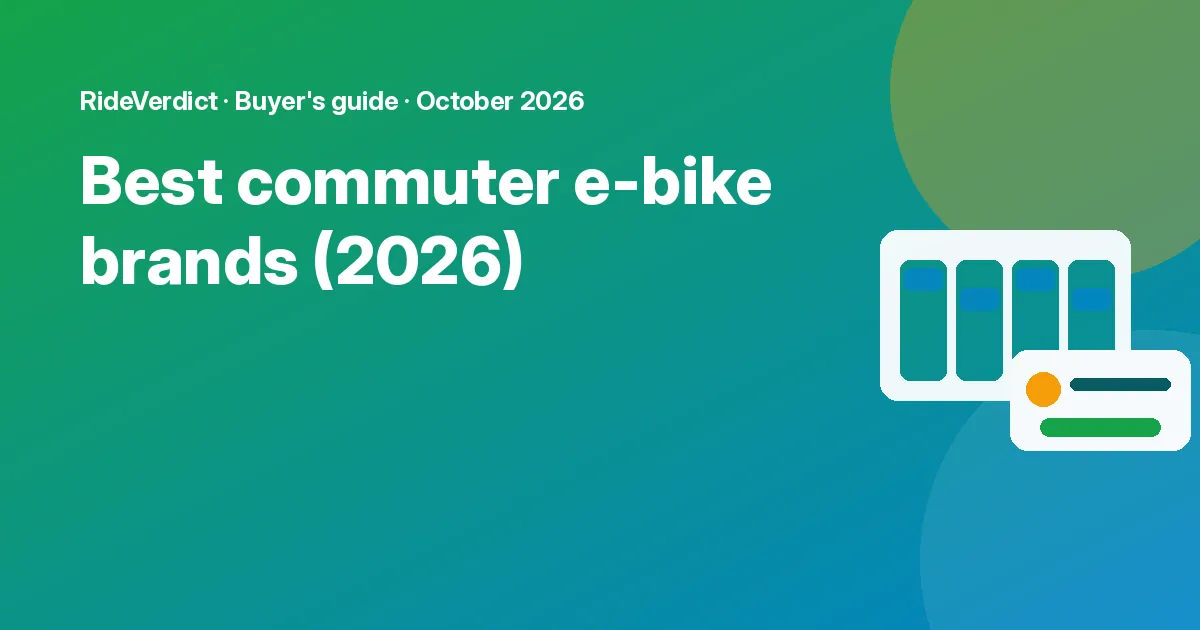 Best commuter e-bike brands (2026): featured graphic